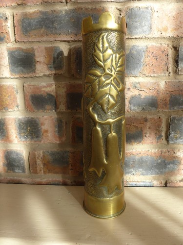 Ww1 trench art vase - vase, collector