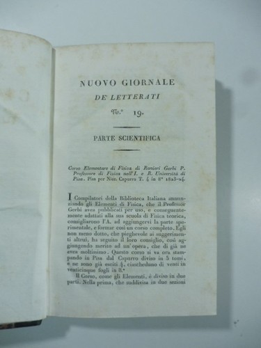 Corso elementare fisica di - corso,