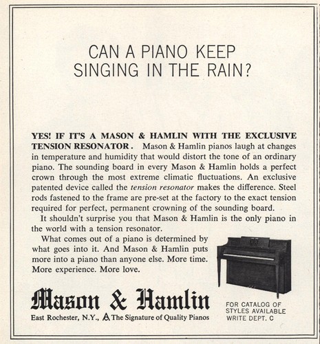 1965 mason hamlin piano - 1965,