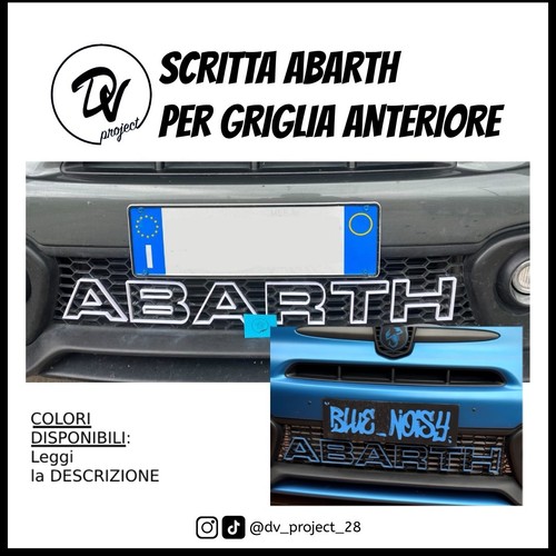 Scritta abarth per - scritta,