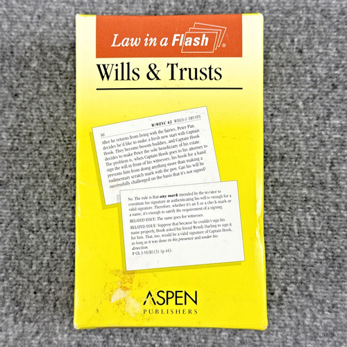 Emanuel law flash wills - law, flash: