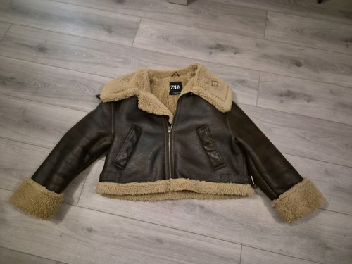 Giacca aviatore zara marrone - giacca,