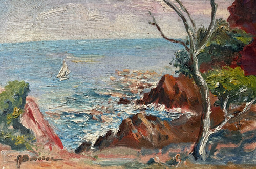 Marittimo mare rocce - marittimo,, barche