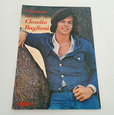 Personale di Claudio Baglioni Spartiti Canzoni Rca 1974 Vintage Raro