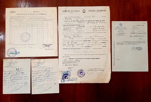 Documenti vintage certificati - documenti,