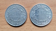 2 Franchi svizzeri 2 Monete