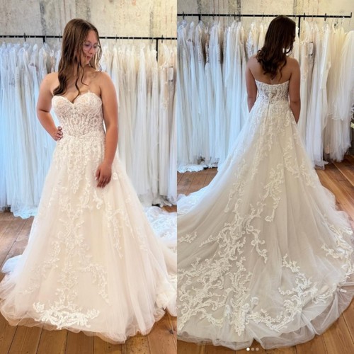Abiti sposa senza spalline - abiti,