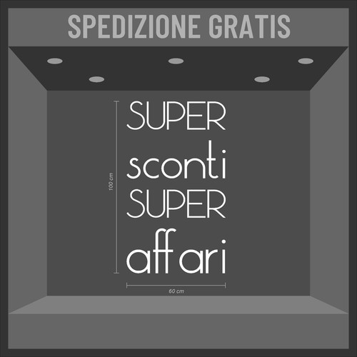 Vetrofanie saldi sale - saldi, sales