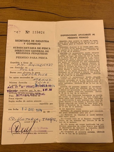 Messico pesca - , 1974