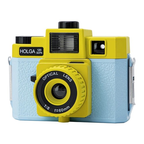 Holga 120gcfn blu giallo - 120gcfn,