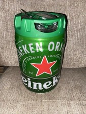 Heineken 5L Mini Fusto Acciaio Birra Lattina Vuota Tiraggio Fusto Uomo Decorazione Grotta