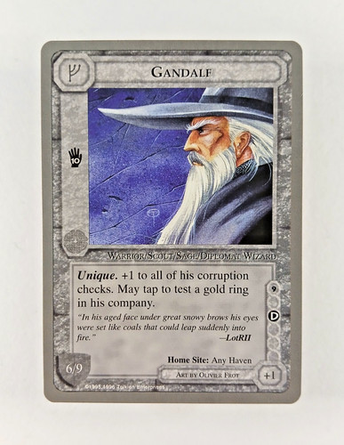 Gandalf carta ccg terra di - -,