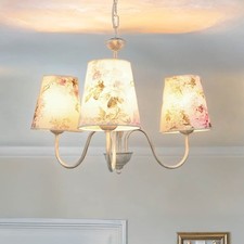 Lampadario floreale con