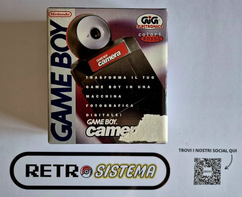 Nintendo game boy camera rossa - boy,