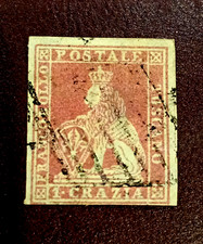 LOTTO N.50 - ANTICHI STATI ASI - TOSCANA FRANCOBOLLO 1 CRAZIA CON ANNULLO