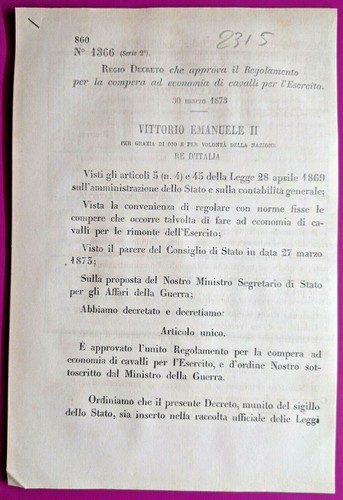 Regio decreto approva - regio,