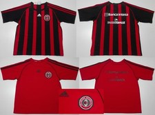 KIT TRAINING SHIRT + MAGLIA GARA MILAN ACADEMY  ADIDAS TG. CM 140 10 ANNI JUNIOR