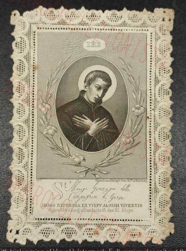 Santino antico con pizzo - santino,