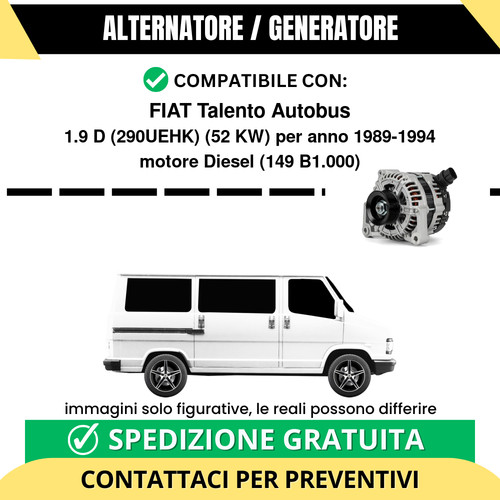 Alternatore fiat talento - alternatore,