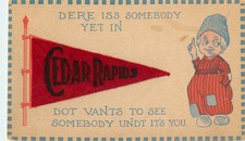 Cartolina Pennant Feltro Cedar