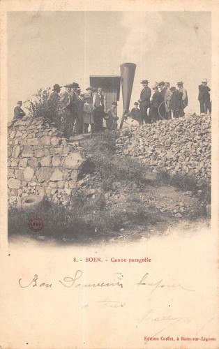 Cpa boen canon paragrele - /,