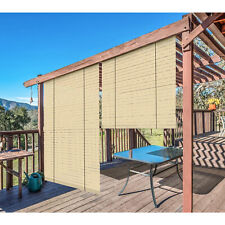 Tenda avvolgibile avvolgibile tenda a rullo a righe scavata veranda pergola cortile beige