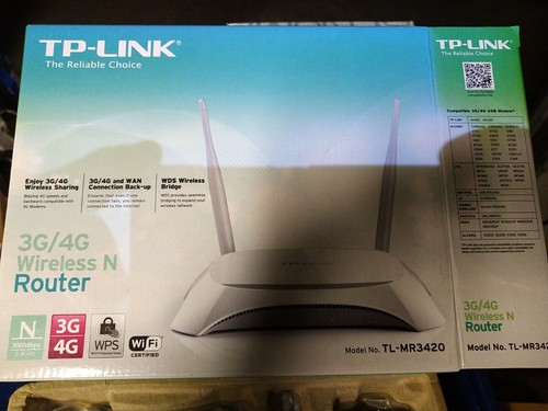 Link mr3420 300mbps - tp-link, tl-mr3420