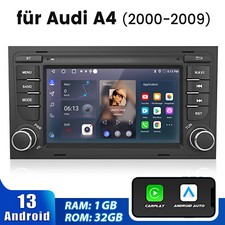 Autoradio per Audi A4 S4 RS4 B6 B7 Carplay Android13 GPS Nav BT WIFI DAB+ FM DSP