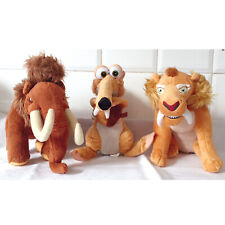 Era Glaciale 4 - MANNY SCRAT DIEGO - 3 Peluche - Pupazzi Alti 20 cm + Etichetta