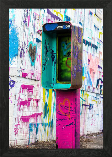 Cabina telefonica poster arte - cabina,