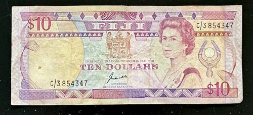 Isole fiji dollari 1989 - fiji, 10
