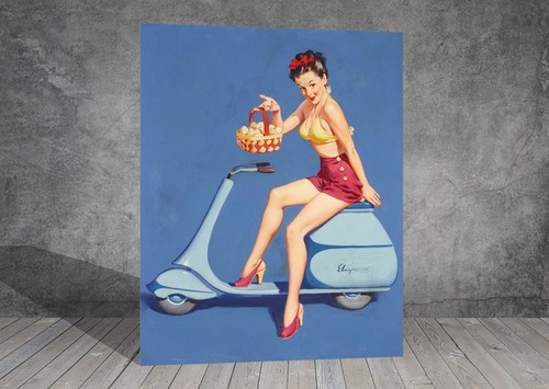 Gil elvgren moto - donna, auto