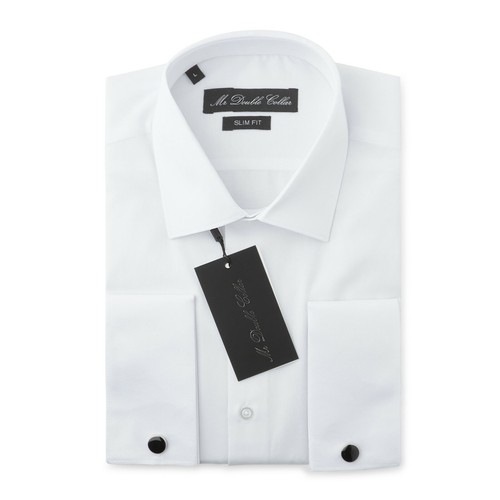 Camicia uomo bianca doppio - camicia,