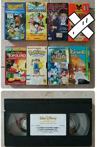 Lotto stock vhs - 8,