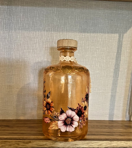 Decorative glass bottle - decorative,
