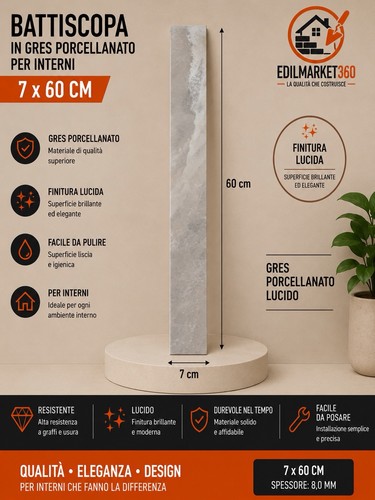 1pz battiscopa effetto - 1pz,
