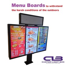 Scheda menu led scatola - scheda, e