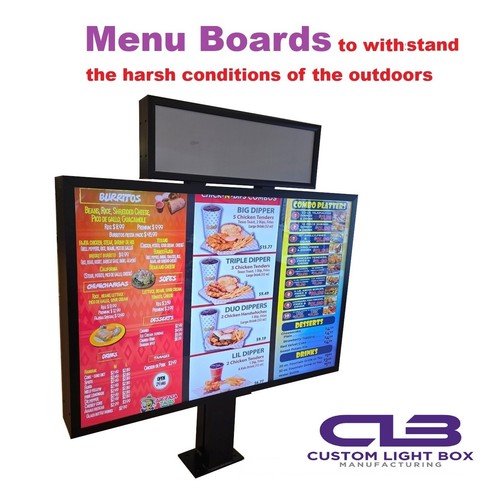 Scheda menu led - menu, scatola