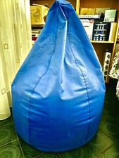 Pouf Poltrona pera puff SACCO VUOTO puf  POUFF AZZURRO