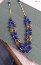 Collana blu fatta a mano Mala