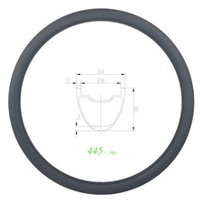 Cerchio carbonio tubeless