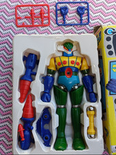 DAITARN III 3 PUSH CLOVER VINTAGE + JEEG ROBOT D'ACCIAIO CALAMITATO