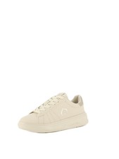 Sneakers stringate donna beige