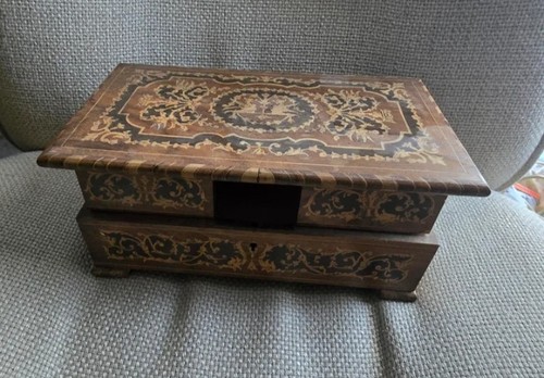 Antico portagioie legno - portagioie,