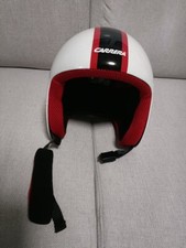 Casco Scii Bambino rosso e bianco con imbottitura mobrida