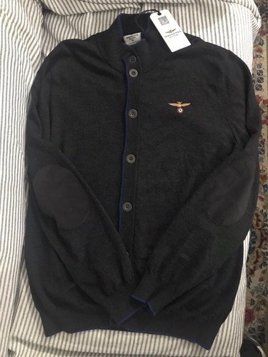 Cardigan lana aeronautica - cardigan,