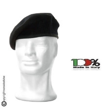 Basco Spagnolo Nero Bordo Tessuto PS GPG Esercito Vigilanza CC  Guardie Giurate