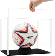 Teca Plexiglass (34,5 X 24,5 X 26 Cm) Vetrina Acrilico Espositore per Pallone Da