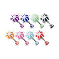 Piercing langue Candy Silicone