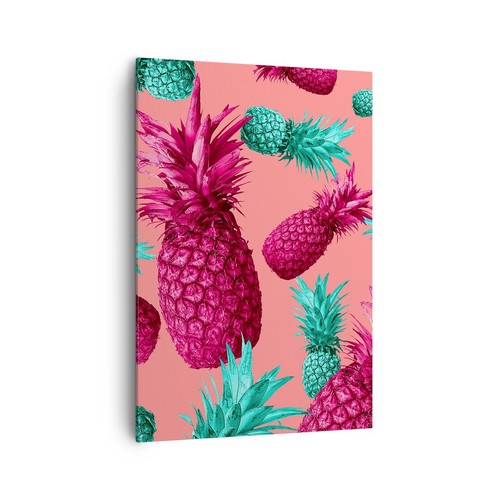 Quadro tela 70x100cm ananas - tela,